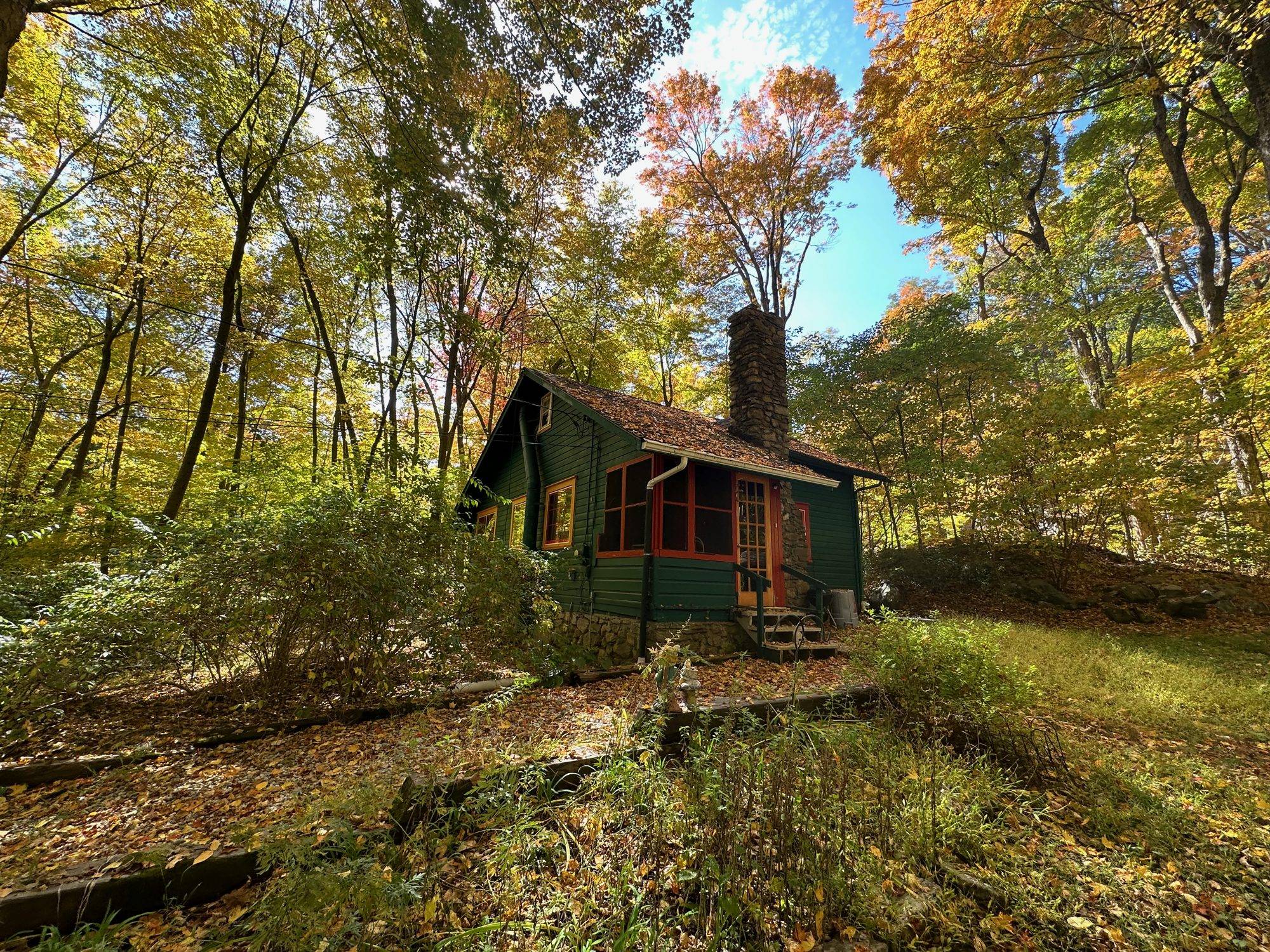 The cabin at Holmes